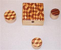 Tonbridge ware boxes by Bernard Slingsby